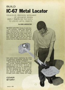 IC·67 Metal Locator