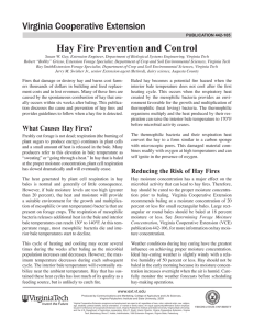 Hay Fire Prevention and Control