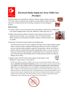 Electrical Outlet Safety for Iowa Child Care Providers