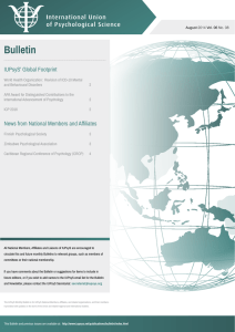 Bulletin - International Union of Psychological Science