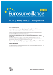 Vol. 21 | Weekly issue 32 | 11 August 2016