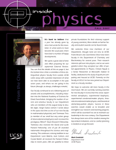 reading in Fall 2007`s Inside Physics