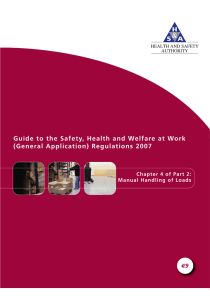 Guide to the Safety, Health and Welfare at Work (General