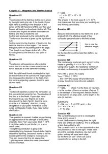 Chapter 11 Magnetic and Electric basics