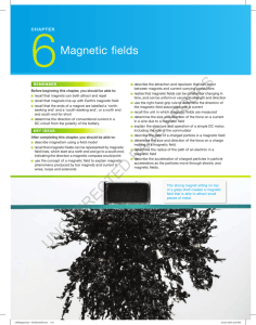 CHAPTER 6 Magnetic fields