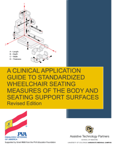 a clinical application guide to standardized wheelchair