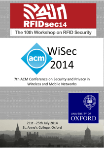 Program Booklet - RFIDSec 2014