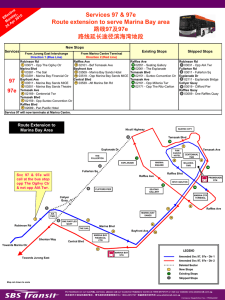 Route Extension for Marina Bay Area