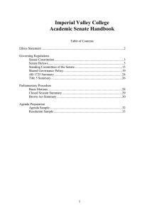 Imperial Valley College Academic Senate Handbook