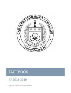 Fact Book - Carteret Community College