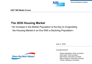 The 2030 Housing Market - Nomura Research Institute