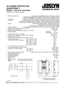 ZoneMaster Series Surge Protection Devices Product surge suppressor wiring diagram 