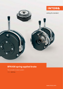 BFK458 spring-applied brake