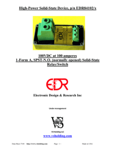 High-Power Solid-State Device, p/n EDR84102/x