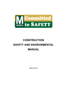 construction safety and environmental manual