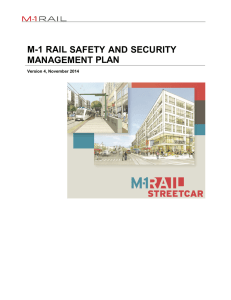 m-2 rail safety and security management plan - M