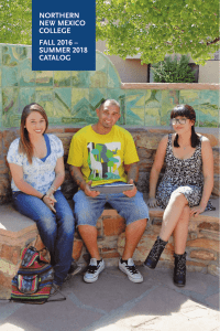 NORTHERN NEW MEXICO COLLEGE FALL 2016 – SUMMER 2018