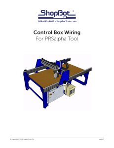 Control box mounting and wiring