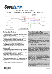3-Wire Motor Wiring Diagram