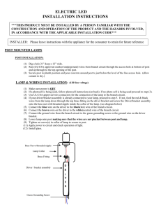 electric led installation instructions