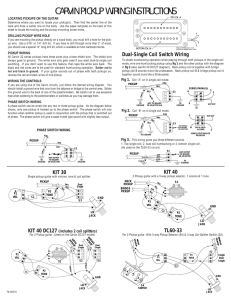 Pickup Wiring Instructions