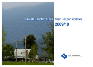 Private Electric Lines Your Responsibilities