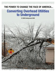 Advantages of Undergrounding Utilities White Paper 05-09