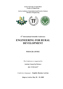 engineering for rural development programme
