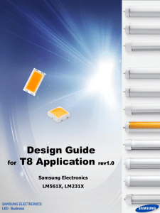 Design Guide T8 Application