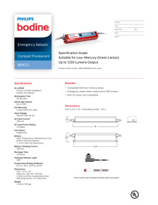 Emergency Ballasts B84CG