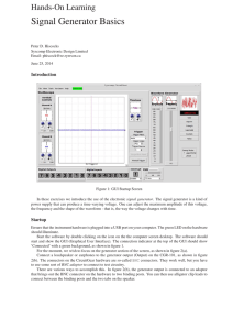 Signal Generator Basics - Syscomp Electronic Design