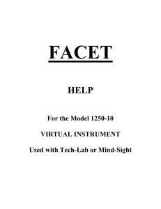 For the Model 1250-10 VIRTUAL INSTRUMENT Used - Lab-Volt