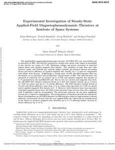 Experimental Investigation of Steady-State Applied