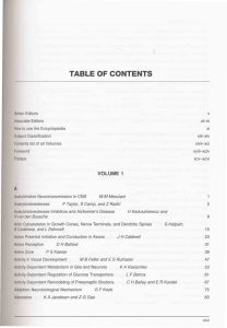 TABLE OF CONTENTS