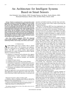 An Architecture for Intelligent Systems Based on Smart Sensors