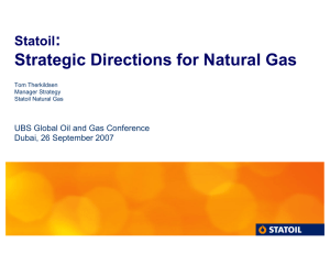 Strategic Directions for Natural Gas