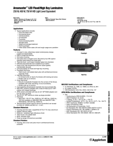 Areamaster™ LED Flood/High Bay Luminaires