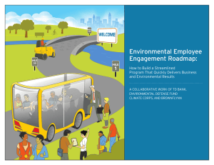 Environmental Employee Engagement Roadmap