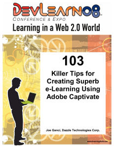 103: Killer Tips for Creating Superb e