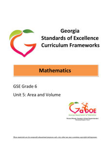 Unit 5 Frameworks - Georgia Standards