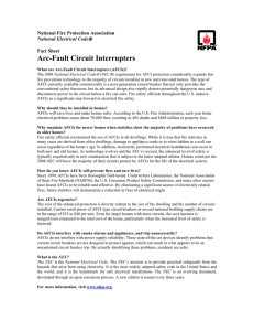 Arc-Fault Circuit Interrupters