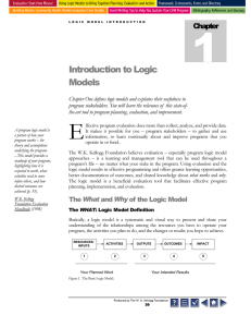 Introduction to Logic Models