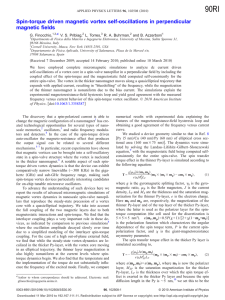 Spin-torque driven magnetic vortex self