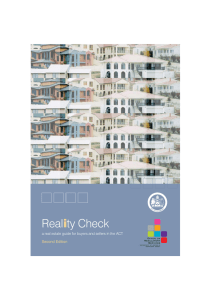 Reality Check - a real estate guide for buyers