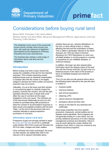 Precautions when buying rural land