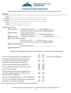 Property Purchase Application