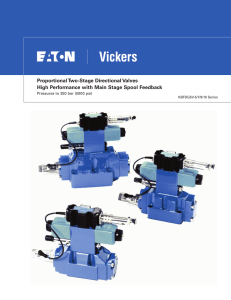 Proportional Two-Stage Directional Valves High
