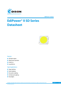 EdiPower® II SD Series Datasheet