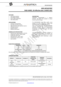 ARQ-MFADC002 RAD-HARD, 18 effective bits 5