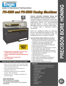Production Multi-Stroke Honing Machine (PH
